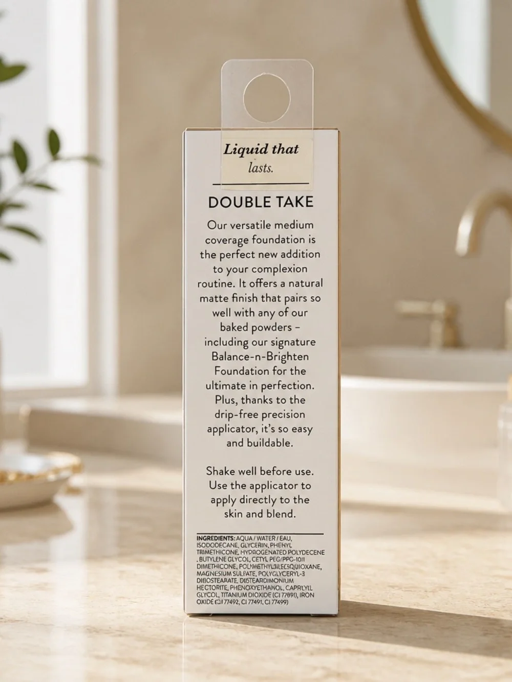 Laura Geller Double Take Liquid Foundation Medium 1 fl oz New